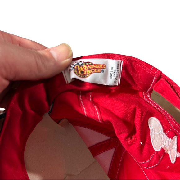 Bud Racing Dale Earnhardt Jr Winners Circle Red White NASCAR Hat Cap NWT - Picture 10 of 12